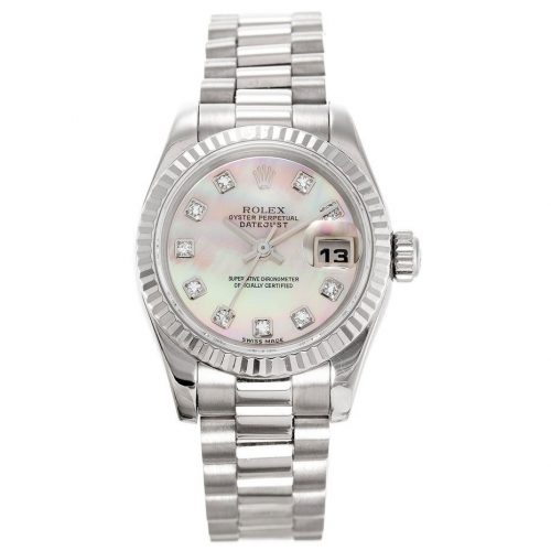 ladies datejust mother of pearl dial