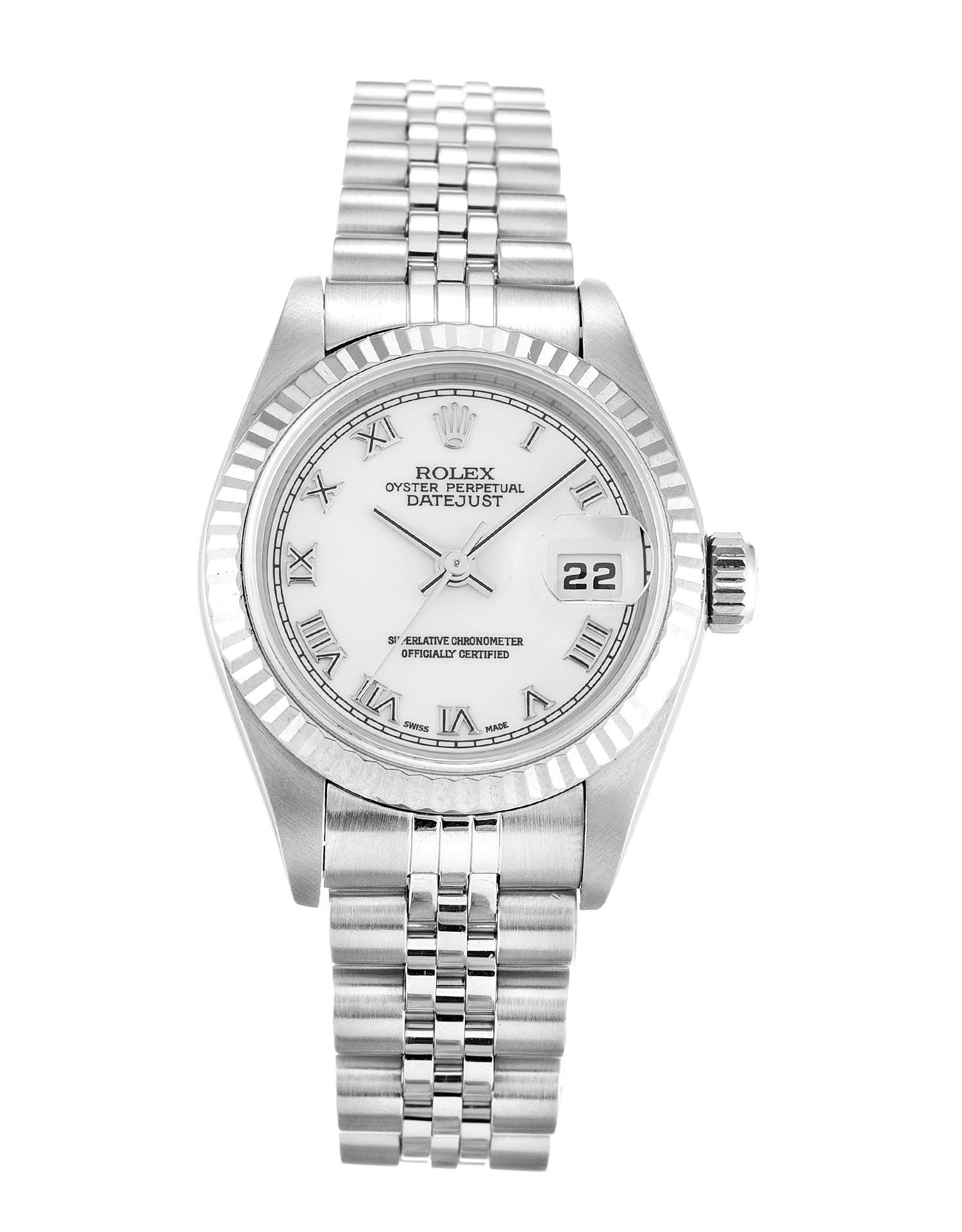 Rolex Ladies-Datejust 79174 25MM White 
