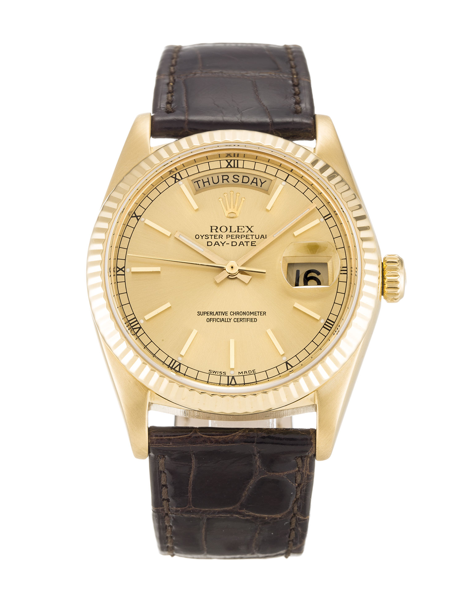rolex oyster perpetual day date 18038