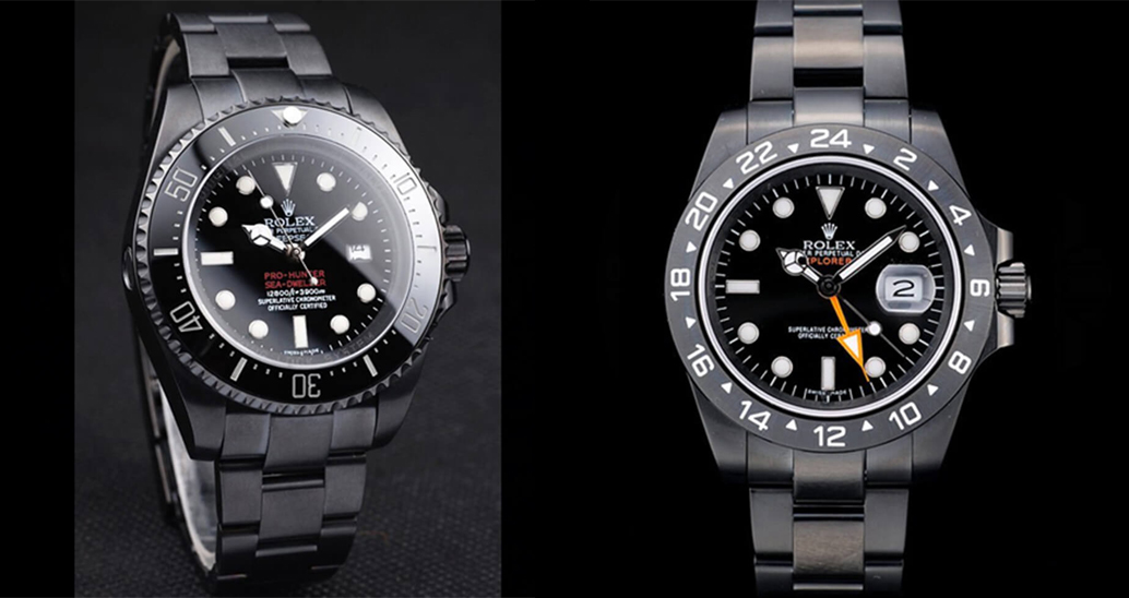 Dark Black Replica Perfect Rolex Watches（Part Two）