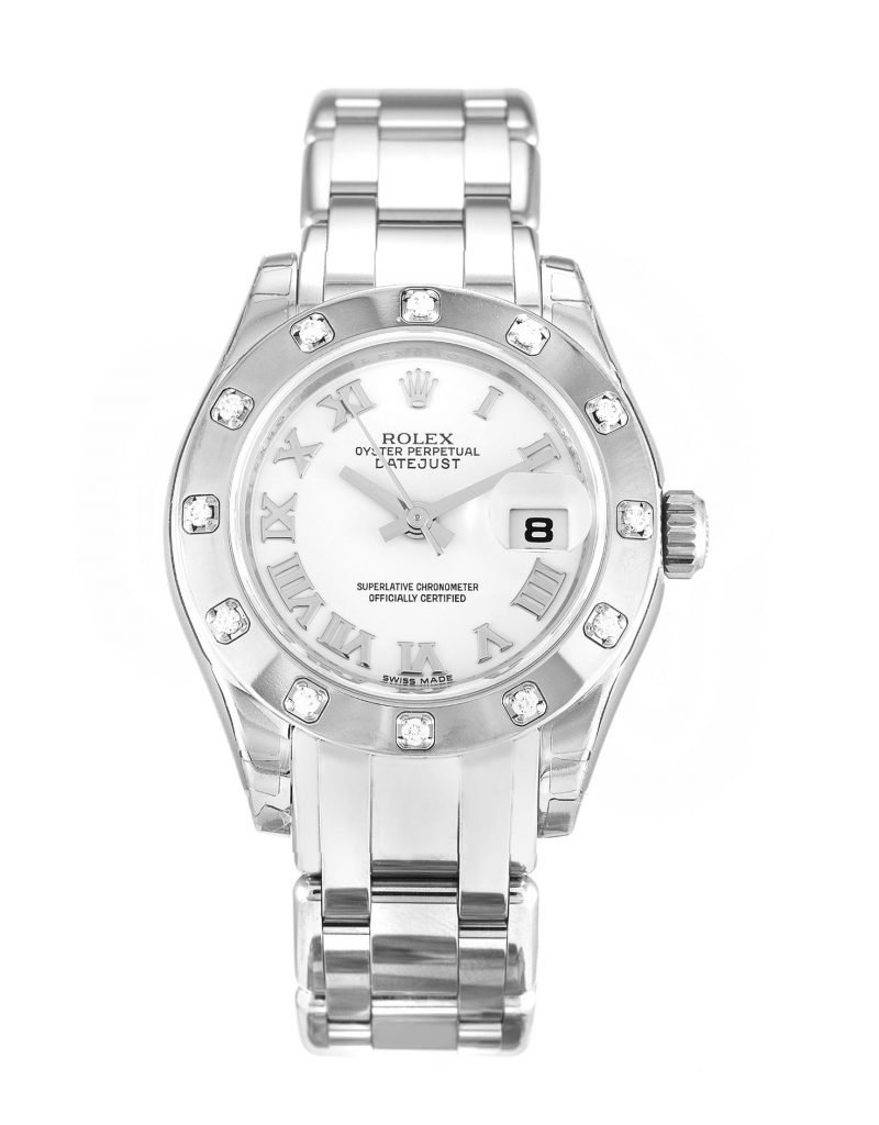 Replica Rolex Watch Pearlmaster 80319 White Dial