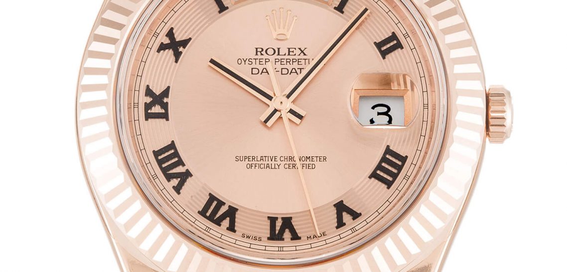 Rolex Replica DayDate 218235 41mm Rose Gold Dial